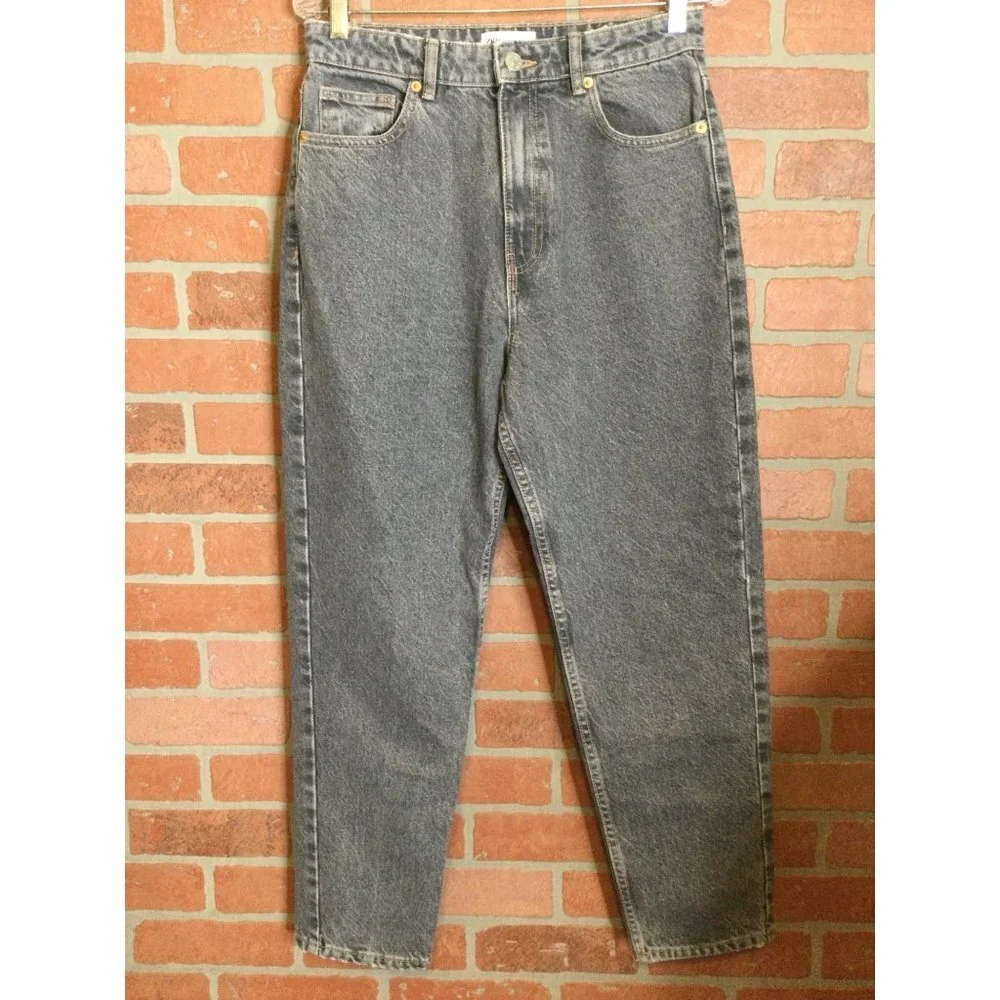 Zara Women's Join Life High-Rise Ankle Length Jeans Five Pockets Size 8